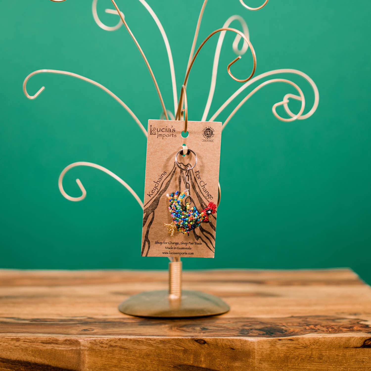 Lucia's Imports - Wholesale Keychain - Women's - Rooster Beaded Keychains2