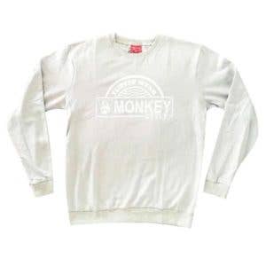 Sudadera Unisex Gris Claro Estilo Mono para venta al por mayor de KAHUNA STORE