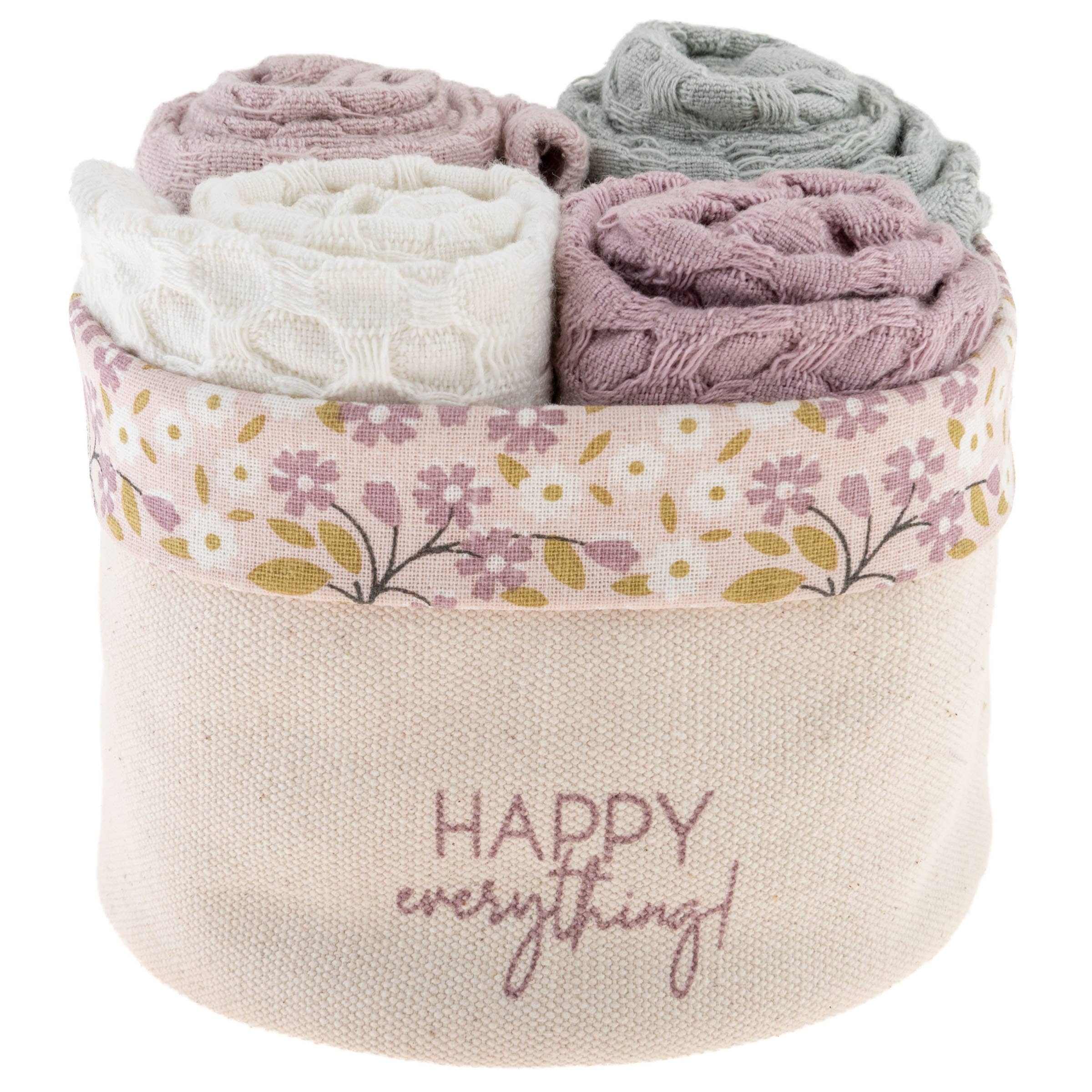 Karma - Vente Torchon - Ensemble de torchons gaufrés avec support en toile6