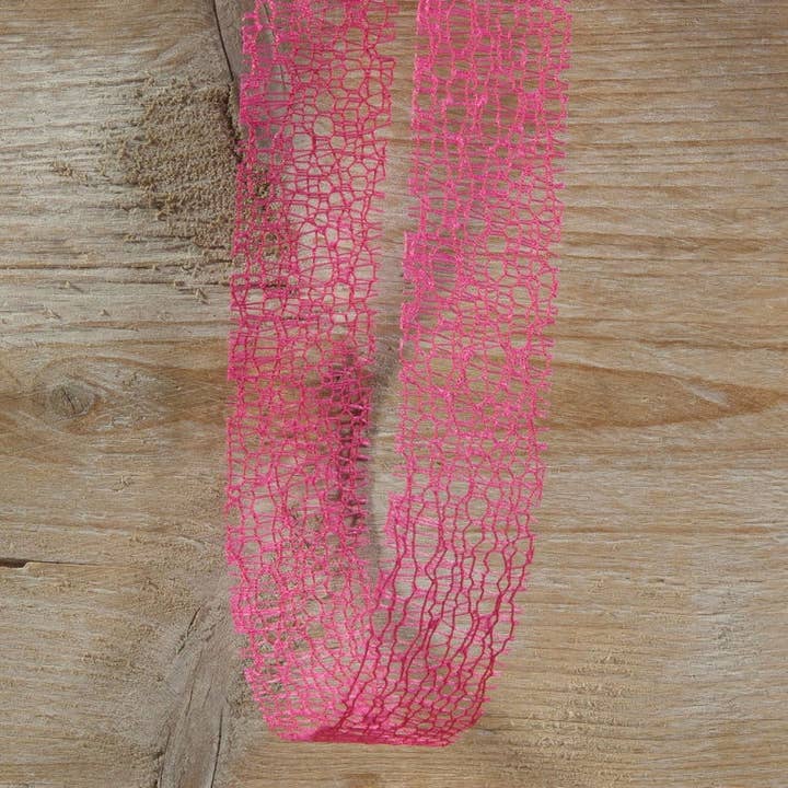 kadopapier.net - Wholesale Ribbon - Gift Wrapping - Honeycomblint Fuchsia