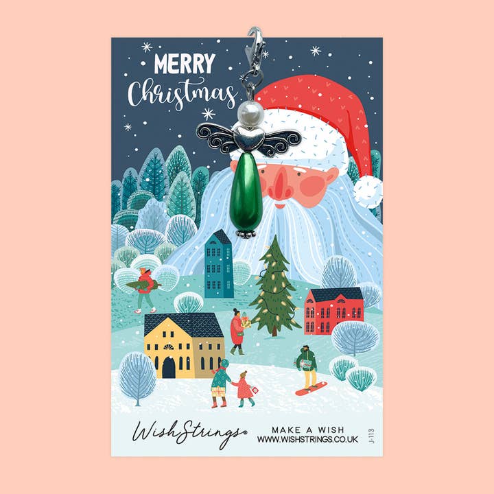 WINTER WONDERLAND - Wish Angels, Clip on Keepsake | J113 for wholesale by WishStrings