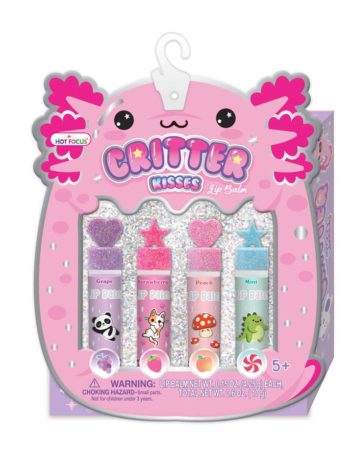 Critter Kisses Lip Balms, Critters for wholesale by Hot Focus, Inc.