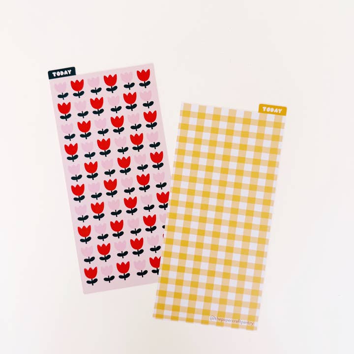 Double-Sided Weeks Pencil Board: Flowers for wholesale by The Paper + Craft Pantry