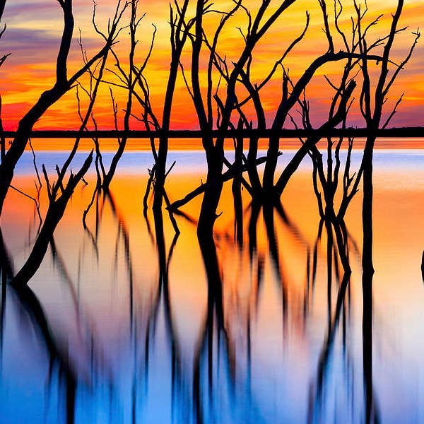 Impression d'art de couchers de soleil sur le lac Texas TLS160 pour la vente par Breaking Rules Photography