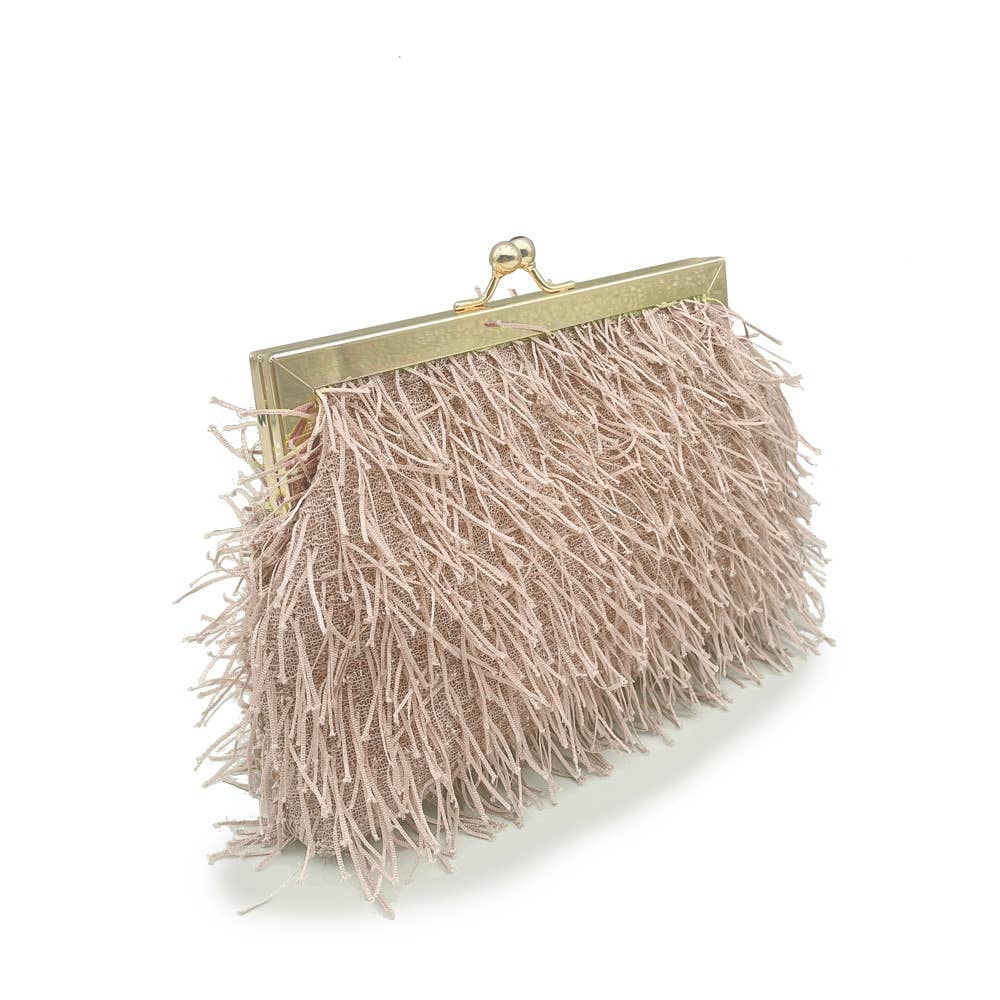 Belle Trading Ltd – Bolsa - Mulher por atacado – Clutch Louise com Fecho de Pressão e Brilho1