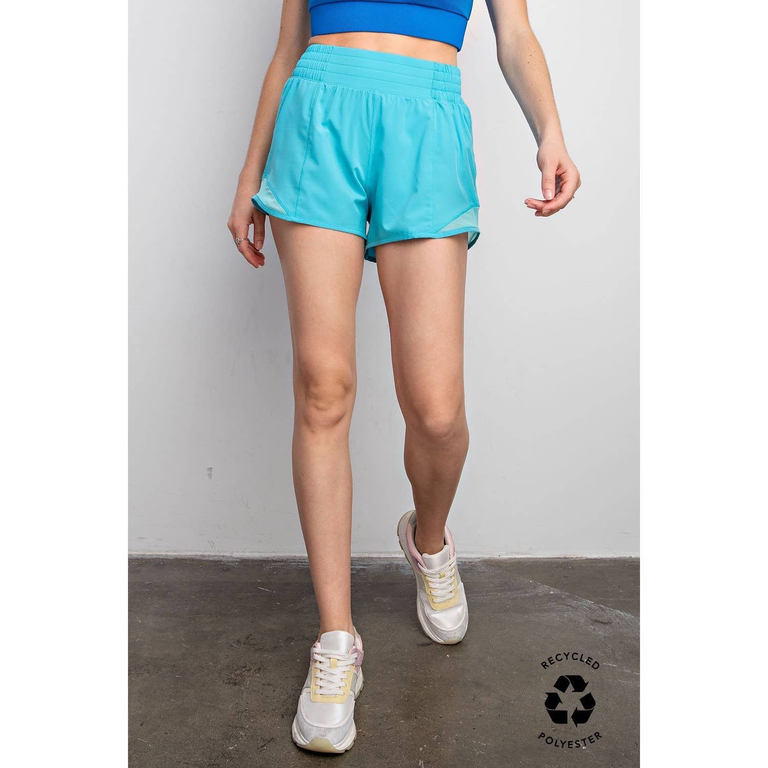Rae Mode - Wholesale Athletic Shorts - Women's - RECYCLED ACTIVE SHORT WITH MESH31
