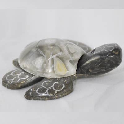 SS handcrafted Art - Venta al por mayor Figura decorativa - Tortuga de mármol de 2"