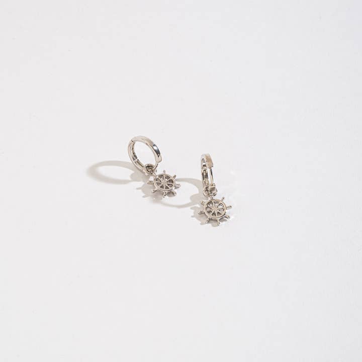 Elsie & Zoey - Venta al por mayor Pendientes de aro - En oferta: Aros tipo argolla de temática náutica, joyas de playa