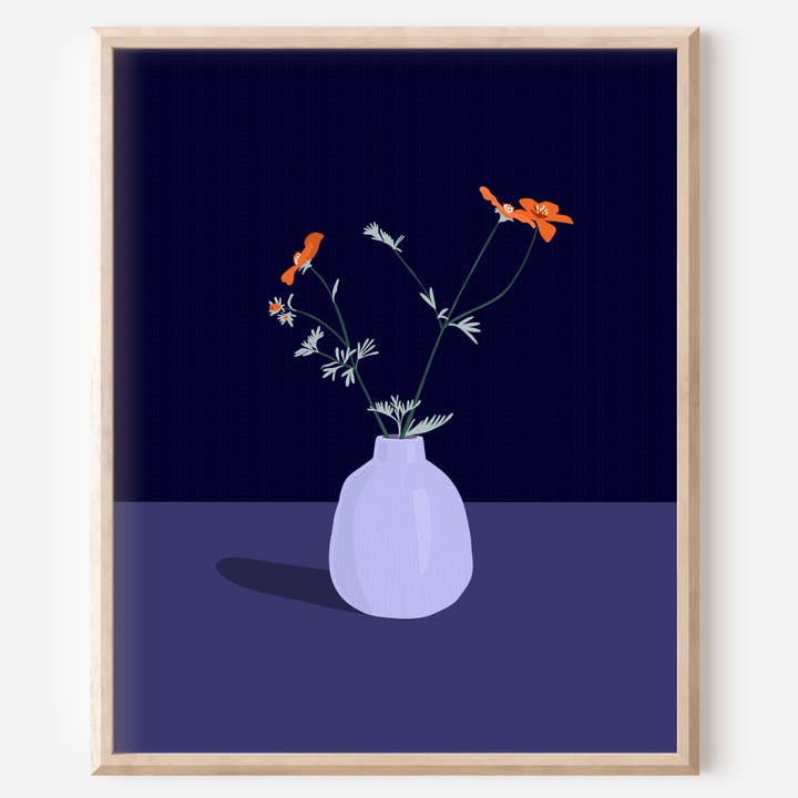 Impressions d'art de nature morte - Impression d'art de coquelicots de Californie pour la vente par HoldThatPunch