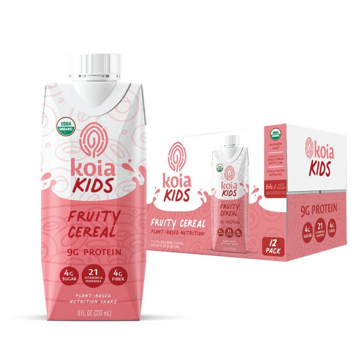 Kids Fruity Cereal Protein Shake - 12pk Shelf Stable for wholesale by Koia