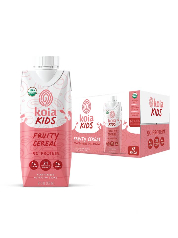 Kids Fruity Cereal Protein Shake - 12pk Shelf Stable for wholesale by Koia