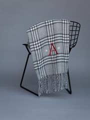 401 Receiving and Crib - Plaid With Fringe for wholesale by A Soft Idea