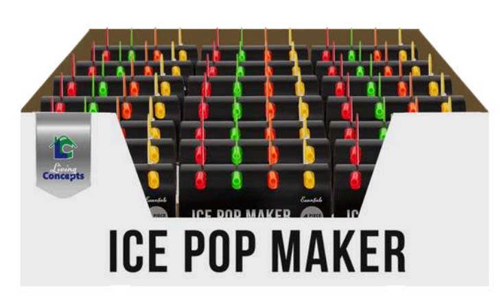 Living Concepts - Wholesale Ice Tray/Mold - ICE POP MAKER 4 PK DELUXE2