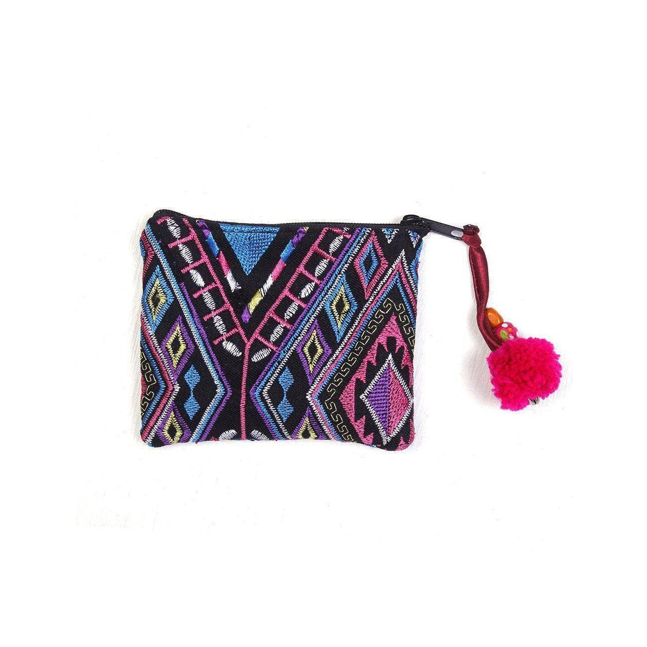 Lumily - Wholesale Coin Purse - Women's - Embroidered Pompom Artisanal Coin Purse - Thailand3