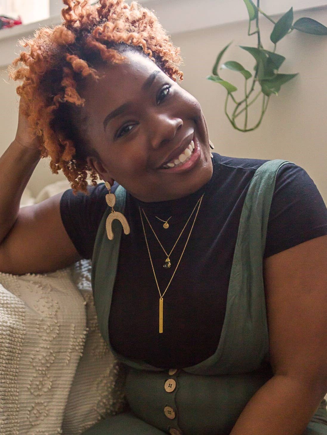 Fair Anita - Wholesale Pendant/Charm Necklace - Triple Strand Multi-Way Pendant Necklace - Brass2