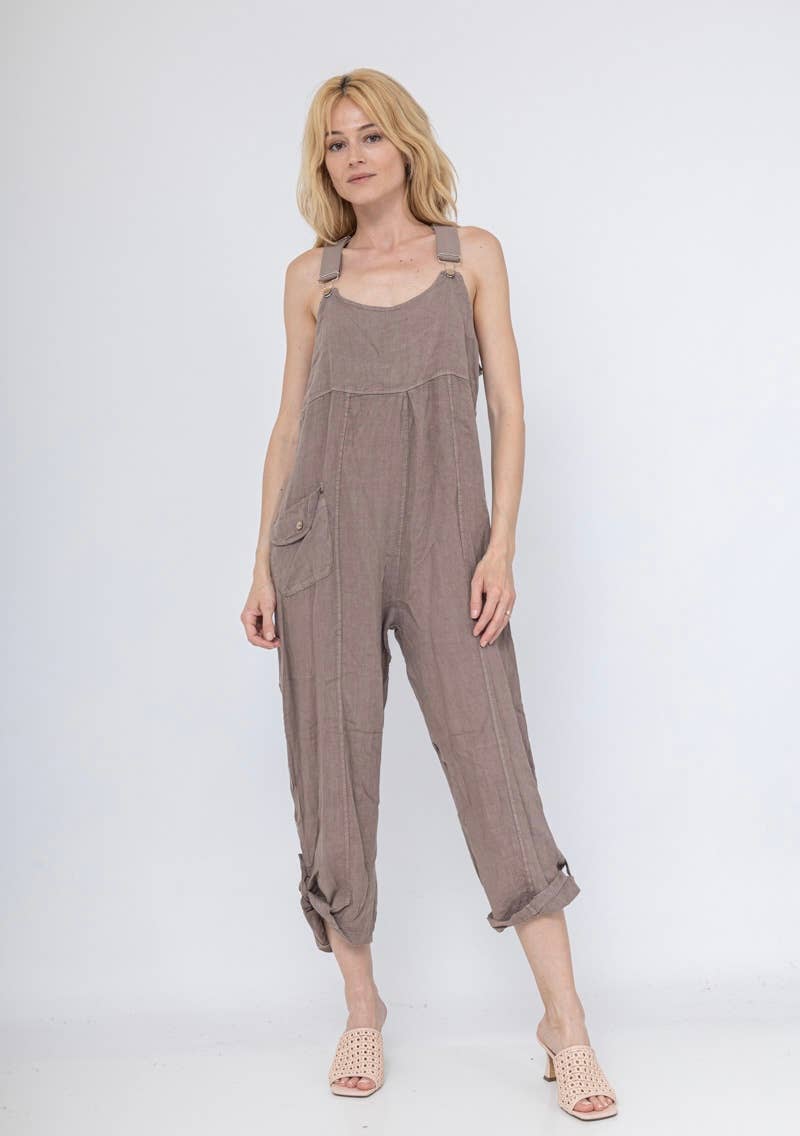 LINEN & COTTON HOUSE - Wholesale Overalls – Women's - 05400 OVERALLS IN LINEN20
