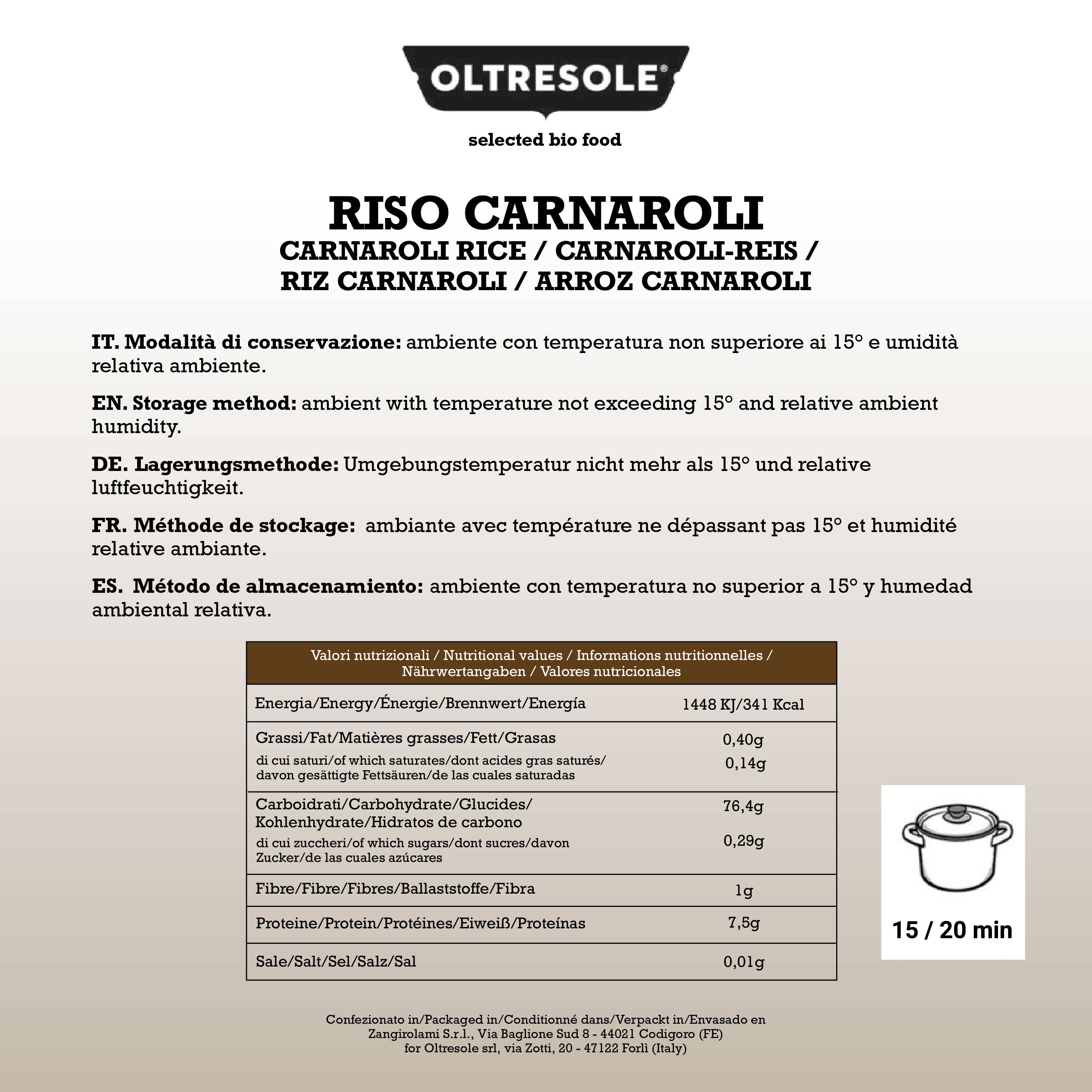 Oltresole – wholesale Rice – CARNAROLI RICE 1 Kg3