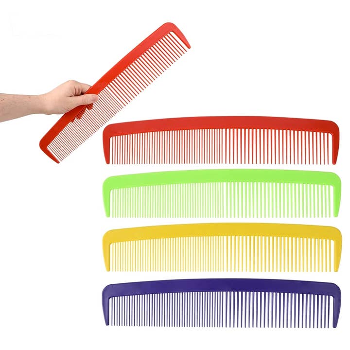 Jumbo Comb For Women's - Assorted for wholesale by Loogai