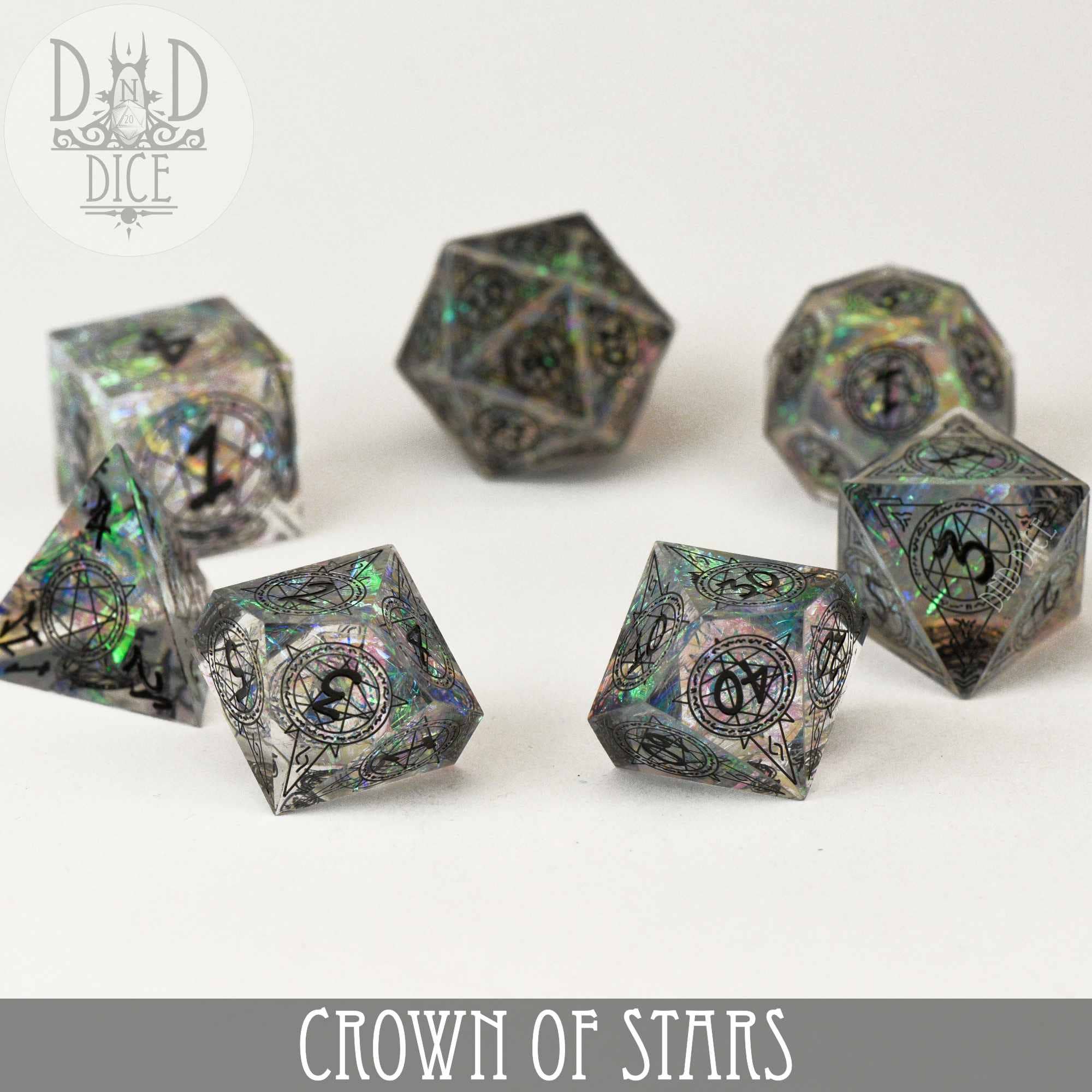 DNDDICE.COM - Wholesale Dice - Crown of Stars Handmade2