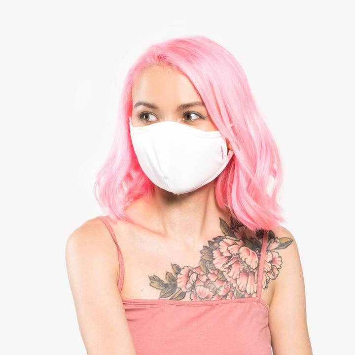 MakMask - Wholesale Protective Face Mask/Shield - Eggshell white Mask10