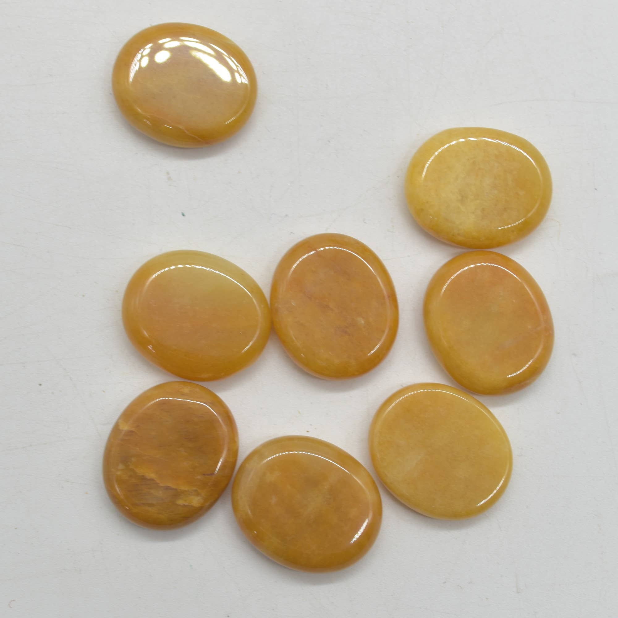 Calder Crystals - Wholesale Spiritual Stone/Crystal - Mini Crystal Oval Thumb Worry Stones - Choose from 109