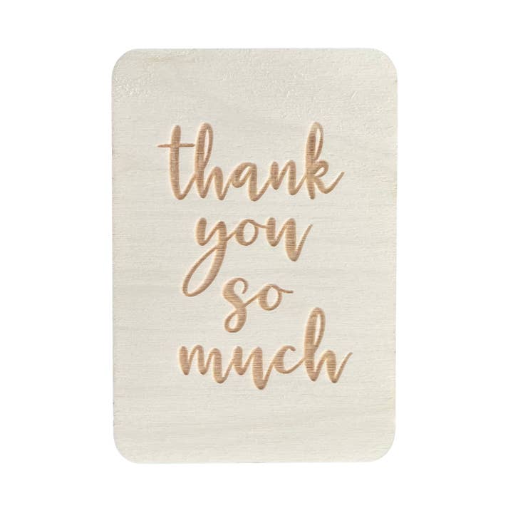 Grazie mille per la vendita all'ingrosso da parte di Cheeky Charlie Keep Cards