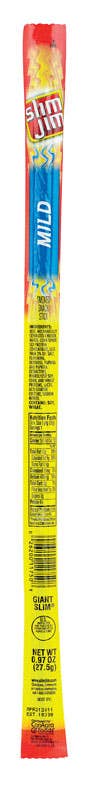 Everyday Supply Co - Wholesale Jerky - SLIM JIM - Slim Jim Mild Jerky 0.97 oz Tube Bag - Case of 240