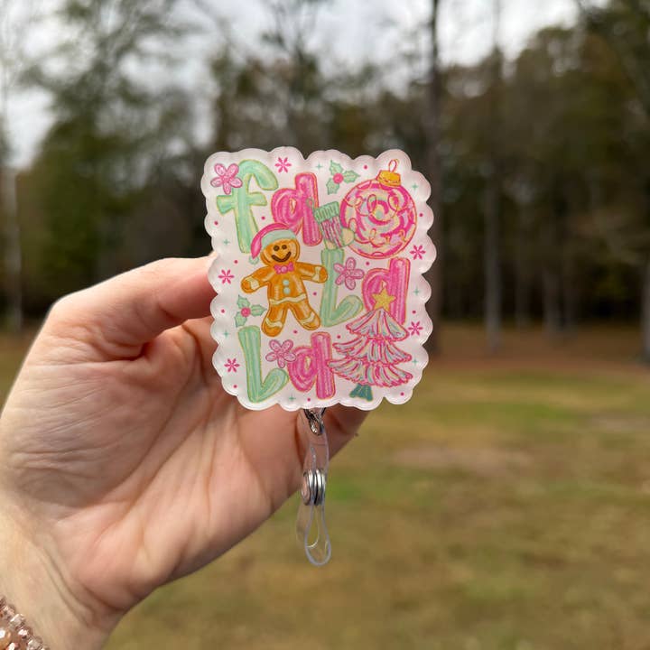 Fa La La Jul Akryl Bricka Rulle för wholesale av Hello Darling Designs