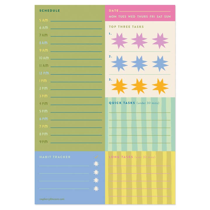 Plan for the day (HAP47) for wholesale by Raspberry Blossom