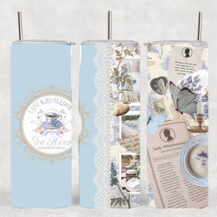 Gobelet Bridgerton Collage Regency Romance Bookish pour la vente par The Geek Boutique