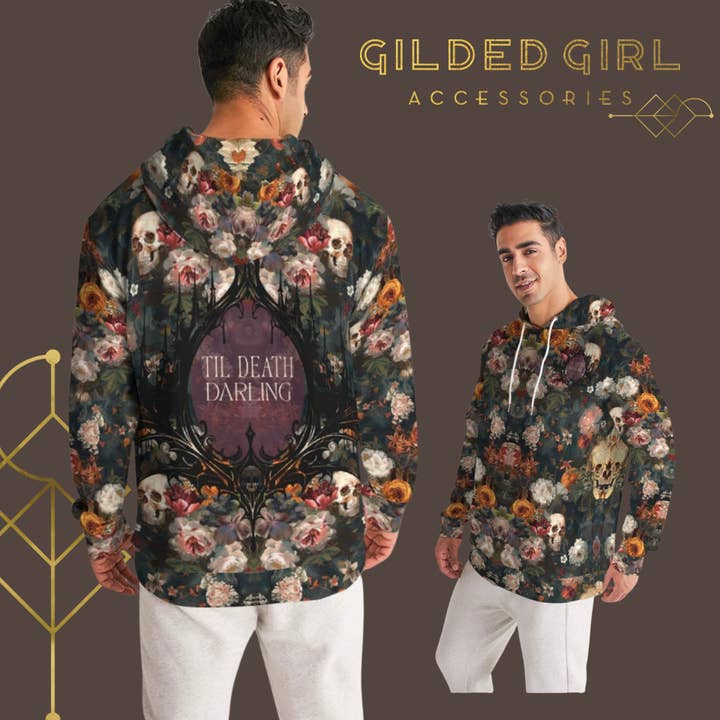 Til Death Darling Hoodie - Dark Romance Bookish Loungewear for wholesale by Gilded Girl Accessories