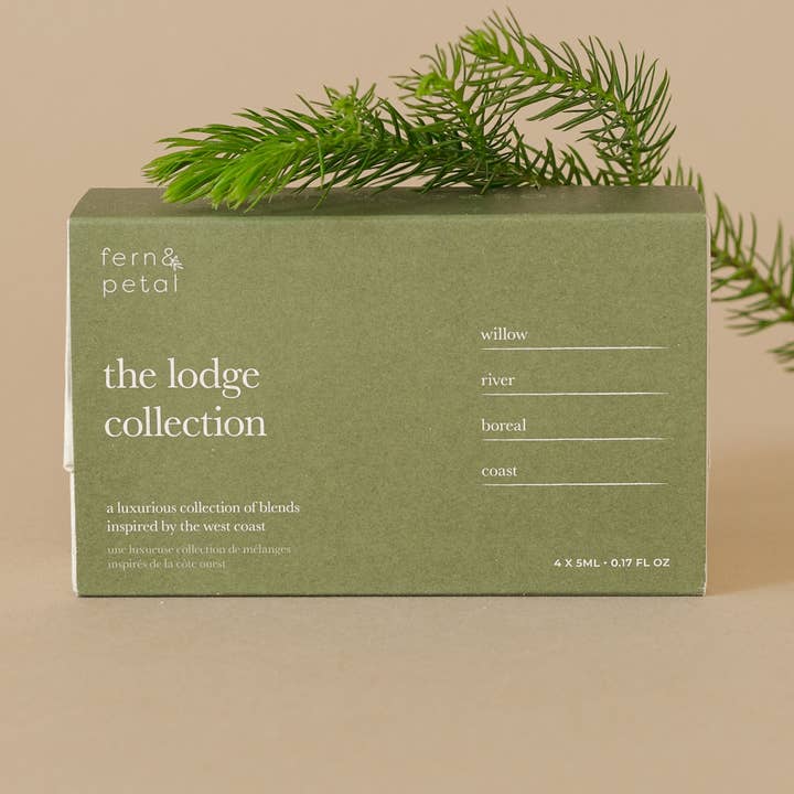 The Lodge - Collezione di Oli Essenziali - Profumi della Costa Occidentale per la vendita all'ingrosso da parte di Fern & Petal