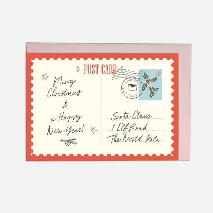 Christmas postcard - greeting card for wholesale by Kaart Blanche