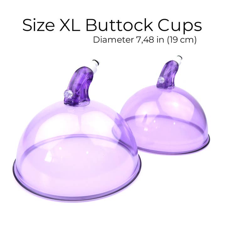 Beauty spa Virtual LLC – Engroshandel Sæt til koppesætning – Størrelse XL Vakuumterapi Cups Butt Lifting 19 cm diameter3