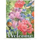 Bluebirds Welcome 28" x 40" Banner Flag for wholesale by Majestic Sports