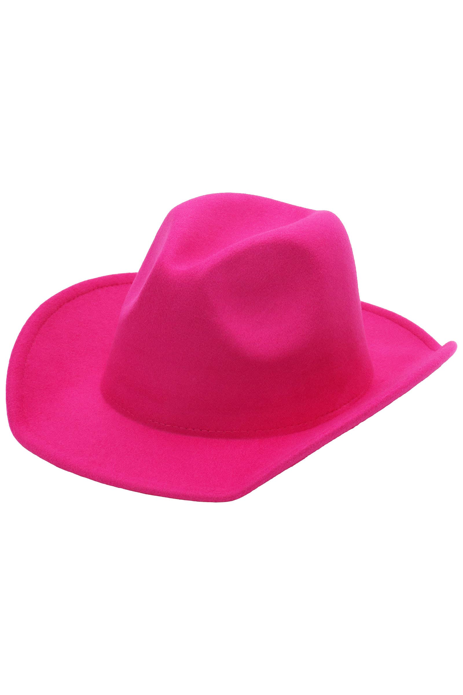 Cap Zone – wholesale Cowboyhatt - Unisex – Solid Plain Taco Brim Filthatt Cowboyhatt13