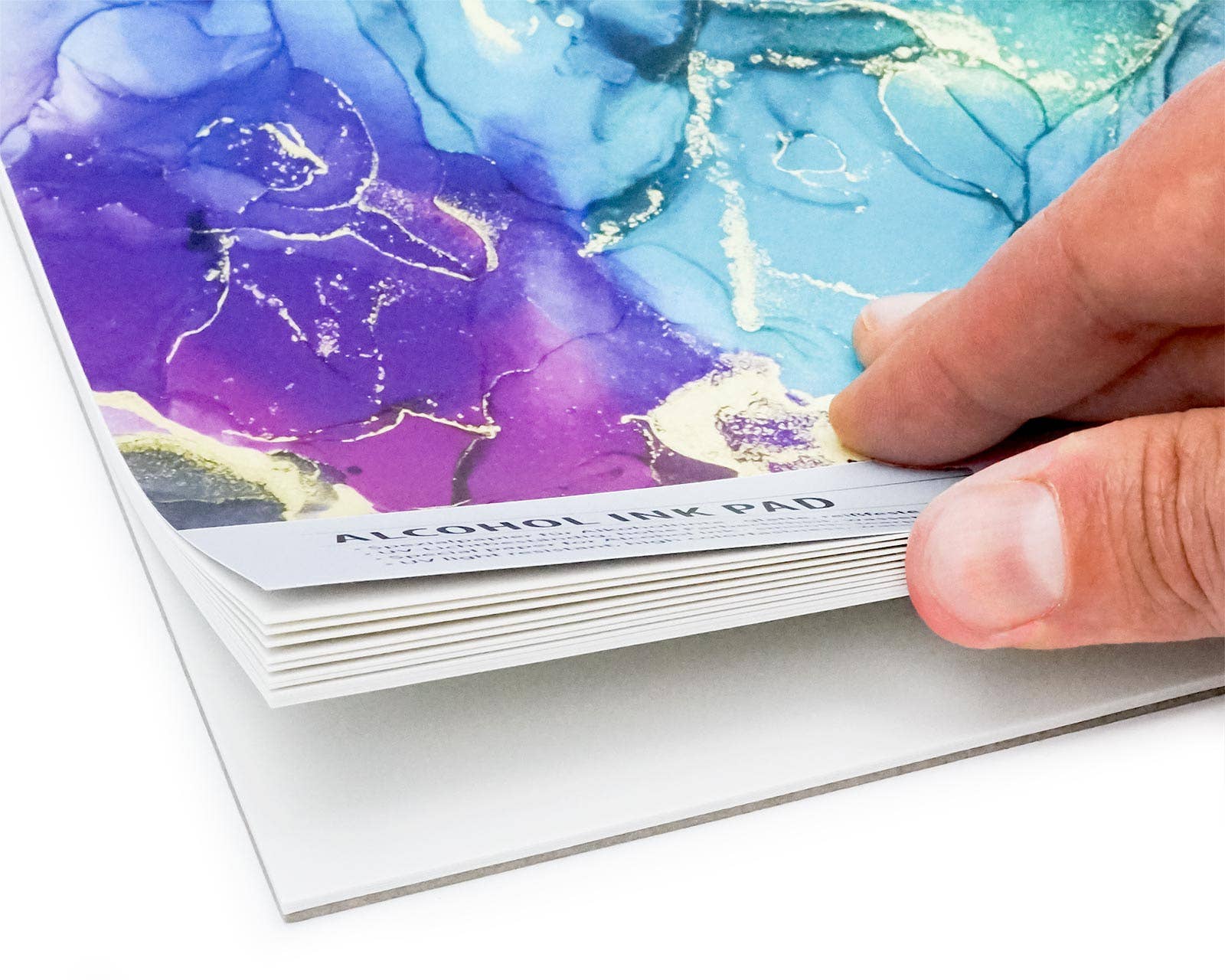 Octopus Concept GmbH – wholesale Painting paper – Alcohol ink paper, 15 sheets bound, 525g/m²1