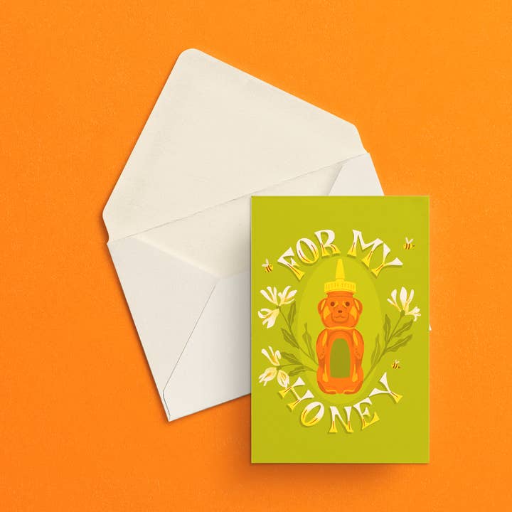 For My Honey Anniversary Card for wholesale by Beka Gene Studio