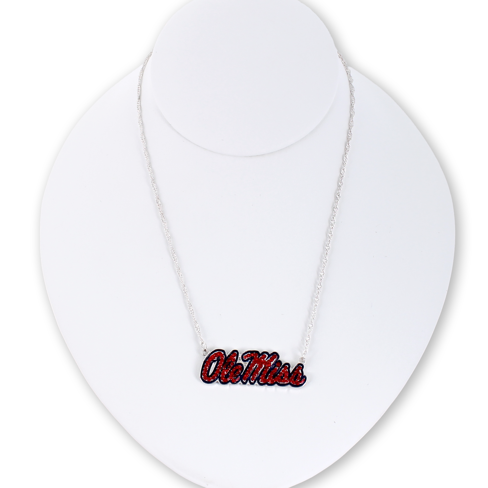 Seasons Jewelry - Wholesale Pendant/Charm Necklace - Mississippi Crystal Logo Necklace2