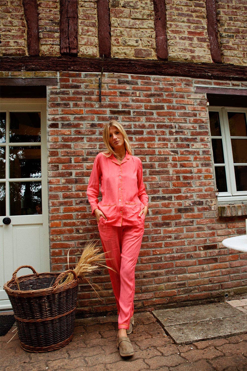 GERMAINE DES PRES - Wholesale Sleepwear set – Women's - Pink Camille Pyjamas