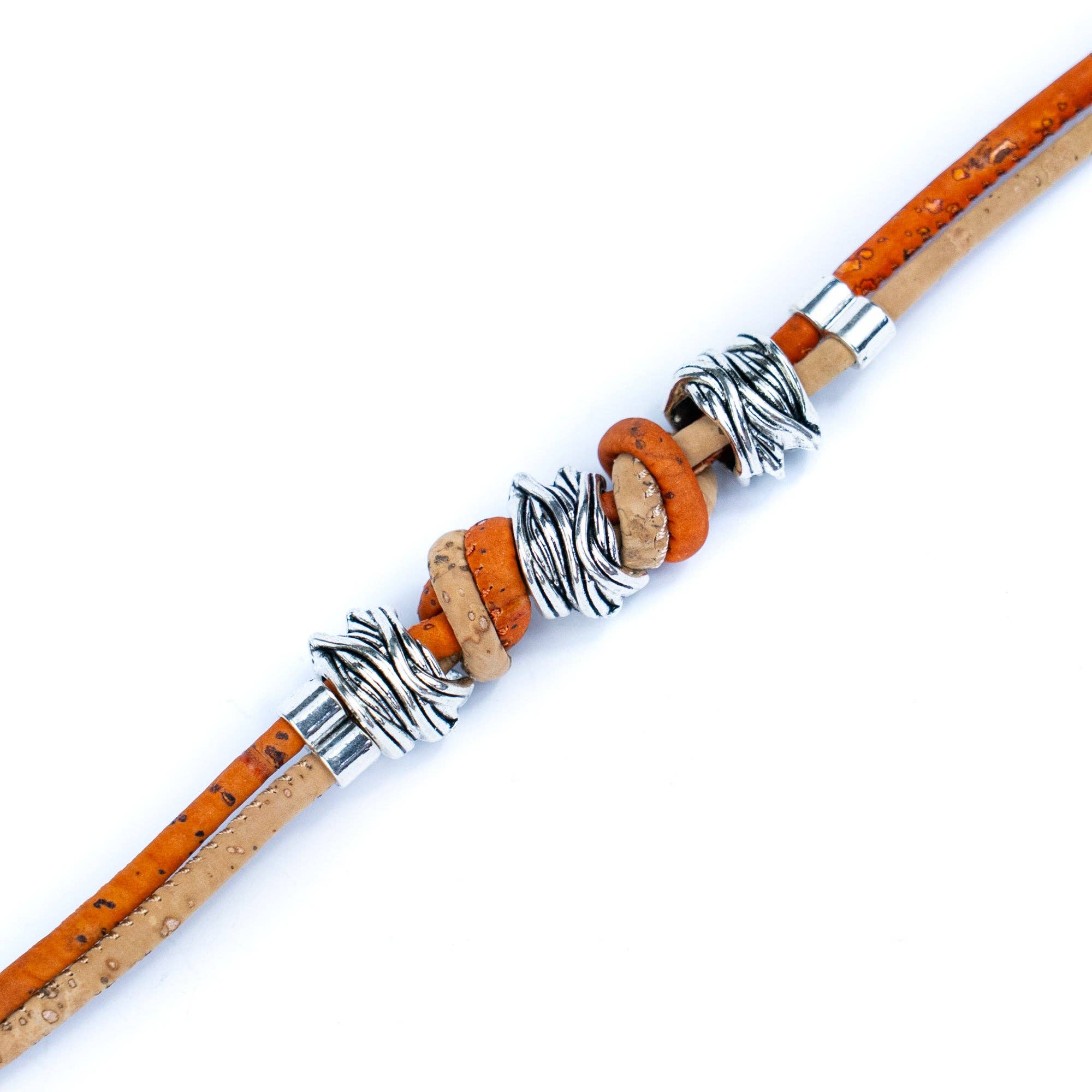 Meninas Bonitas Cork - Venta al por mayor Juegos de joyas - Joyería artesanal vegana de corcho colorido BR-220-MIX-59