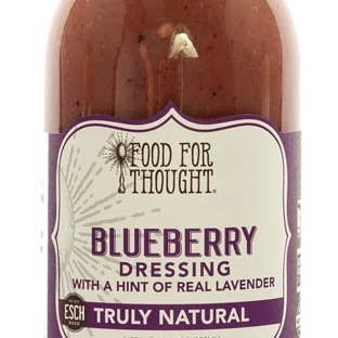 Truly Natural Blueberry Dressing With Lavender for wholesale by Food For Thought
