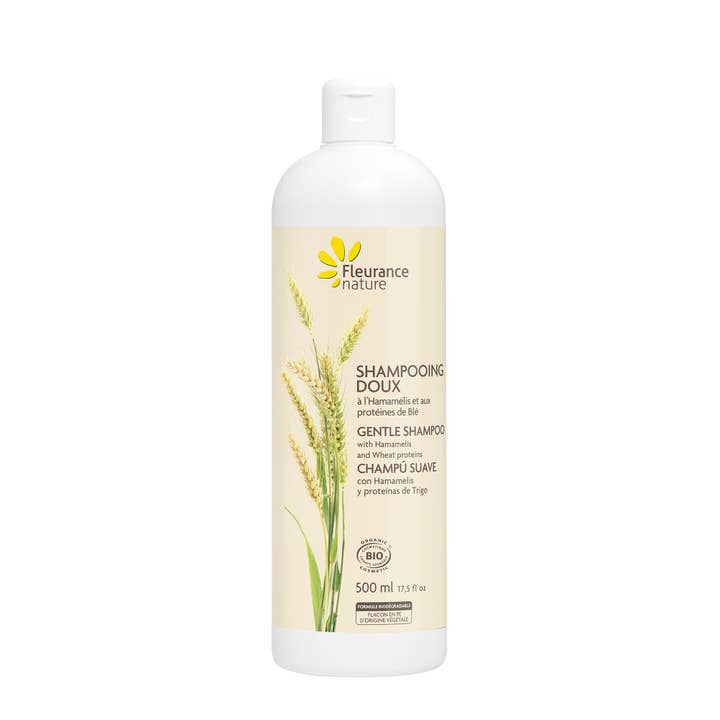 GENTLE SHAMPOO WITH ORGANIC HAMAMELIS 500ml for wholesale by Fleurance Nature
