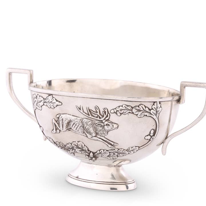Noble Elk Pewter Gravy Boat for wholesale by Vagabond House