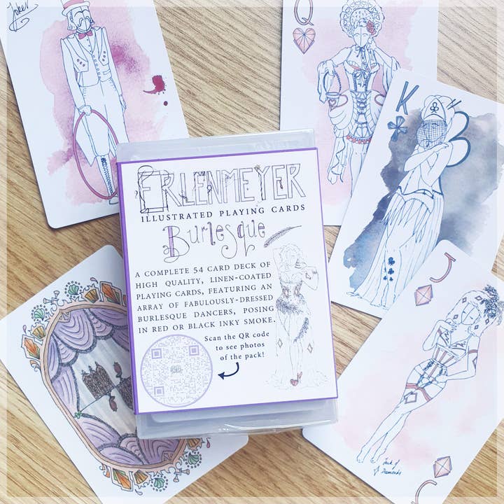 Burlesque Dancers - Playing Cards for wholesale by Erlenmeyer Art
