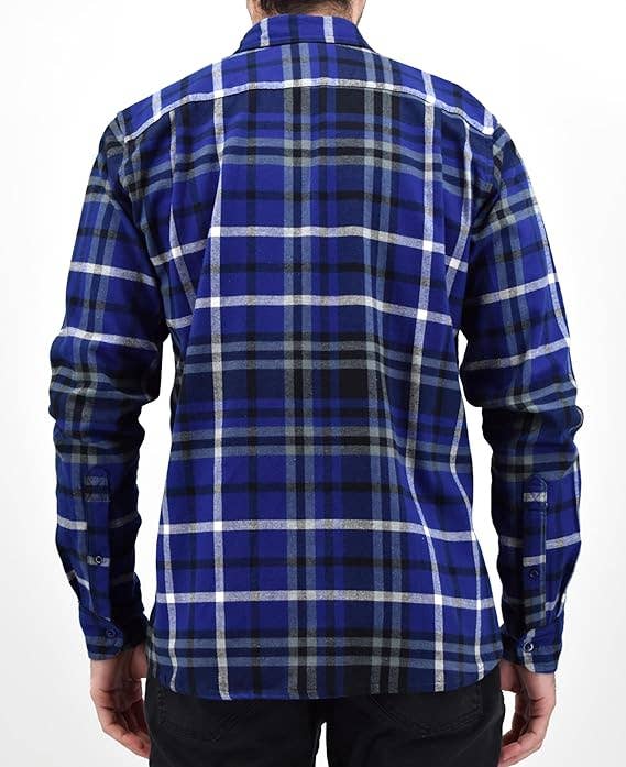 I-Wear Brands - Wholesale Button Down Shirt - Men's - Men's Long Sleeve Button Down Cotton Flannel Shirt9