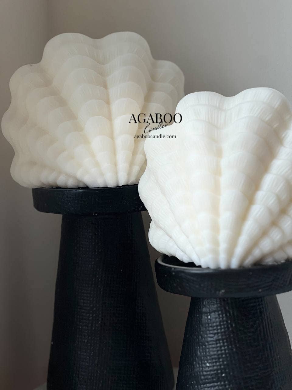 Agaboo Candle - Wholesale Novelty Candle - Large Ocean Shell Candle 4.5x5.5in - Shells - Shaped9