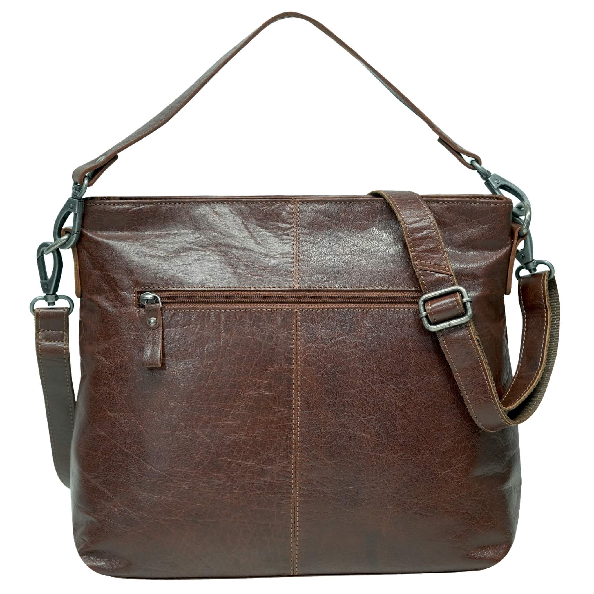 Greenwood - Vente Sac porté épaule – femme - Sac à main Lisa en cuir avec bandoulières interchangeables5