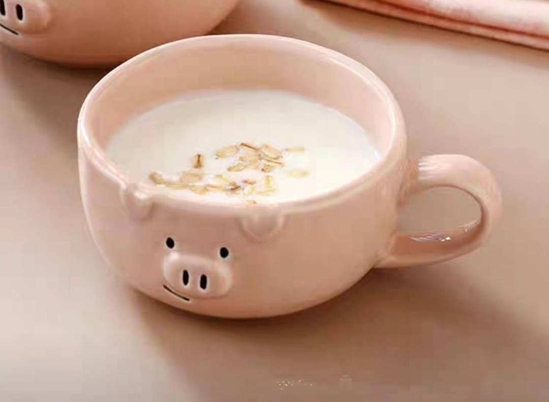 Green Pastures Wholesale – wholesale Kaffekoppar – Söta koppar och muggar i keramiken formade som griskulting och björn0