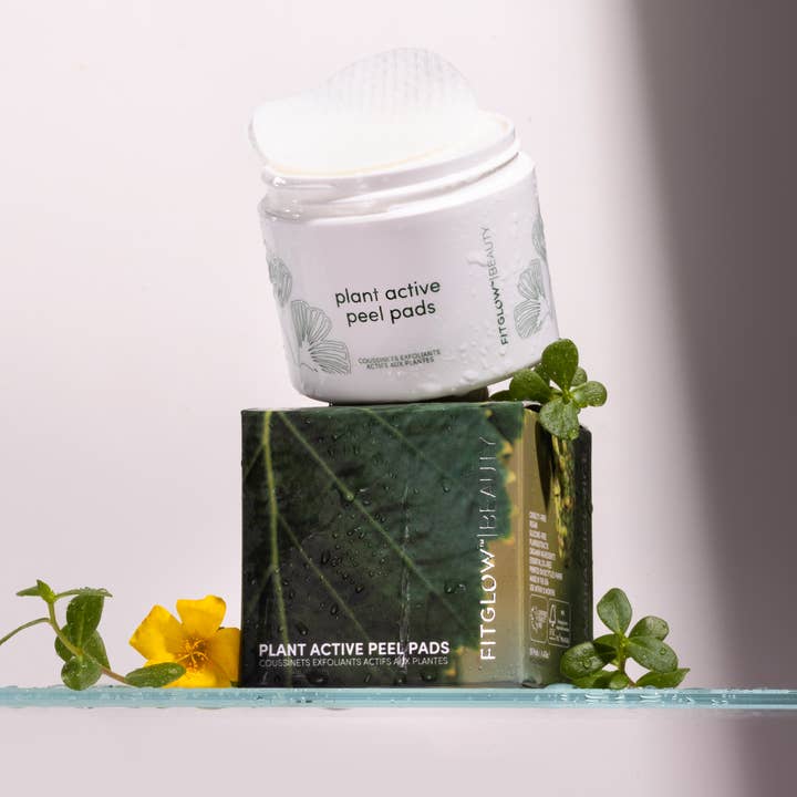 Fitglow Beauty - Wholesale Facial Exfoliant/Scrub - Plant Active Peel Pads